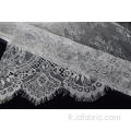 100% Nylon Panel Lace Fabric Design-E